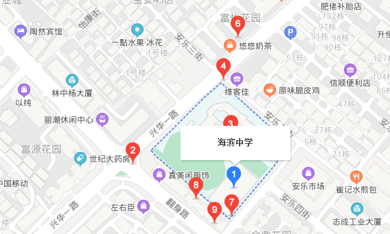 深圳自考考点海滨中学考点地址及附近地铁路线