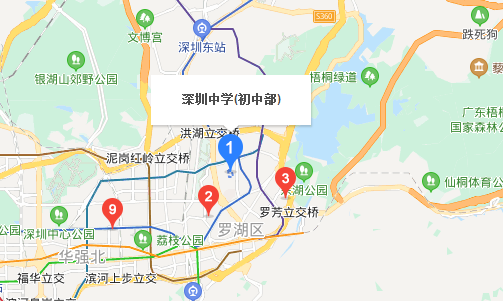 深圳自考深圳中学初中部考点路线,地址,公交(图1)