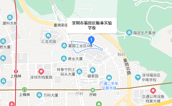 广东深圳自考考点：翰林实验学校地址(图1)