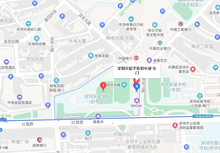 深圳自考【深圳实验学校初中部】考点路线|地址|公交(图1)