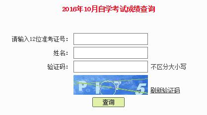 深圳自考成绩查询